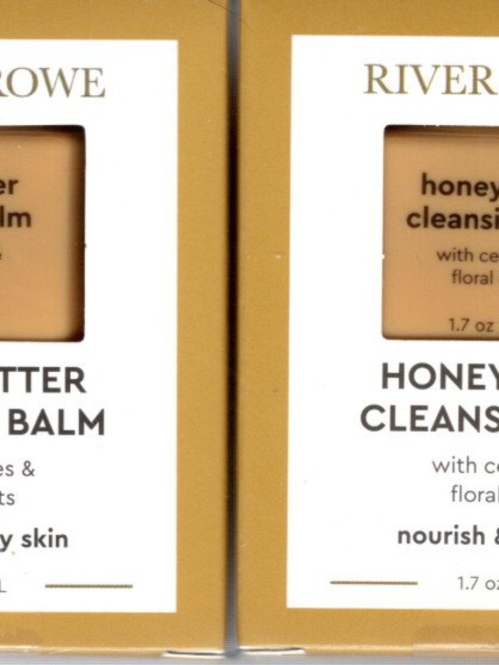 River & Rowe Honey Butter Cleansing Balm 2-Pack, 3.4 oz.